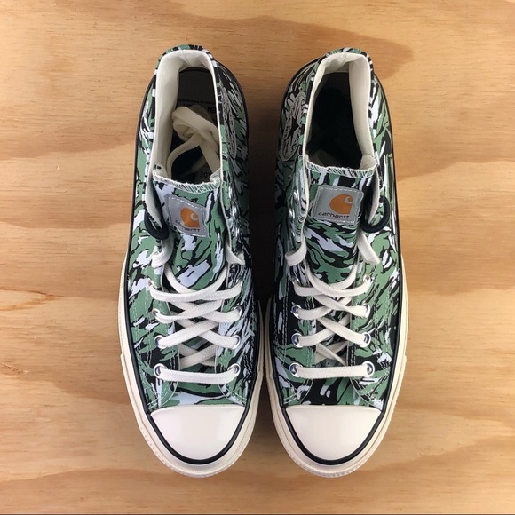Converse x Carhartt WIP Chuck Taylor 70 Hi White Hinterland Sneakers Multi Size - Picture 5 of 9